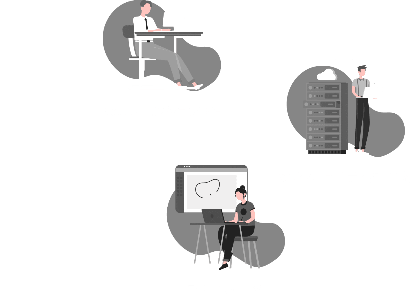 ゼットリンカーのプロジェクト体制組織図